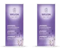 Weleda bain relaxant non moussant lavande Bain 2x200 ml