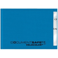 VELOFLEX Kreditkartenetui Documentsafe blau 9,0 x 6,3 cm (90 x 63 mm,
