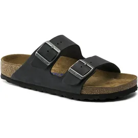 Birkenstock Arizona Weichbettung Naturleder geölt schwarz 46