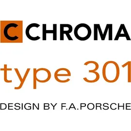 Chroma Type 301 P-02 HM Santokumesser mit Hammerschlag 17,8 cm