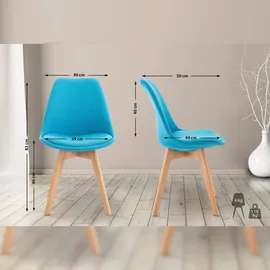 CLP 4er Set Esszimmerstuhl Linares