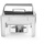 HENDI Chafing Dish, GN 1/2, Spiegelglanz, 4L, 365x345x(H)345mm,