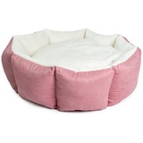 DUVO+ Tierbett Hundekorb Hexa Velvet rosa