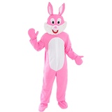 Neu Hase Rosa Einheitsgrösse L-XL Kostüm für Fasching Karneval Ostern