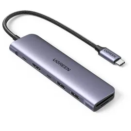 UGREEN 7-in-1 USB-C to HDMI/2*USB 3.0/USB-C/SD/TF/PD100W