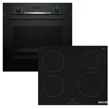 Bosch Backofen-Set EcoClean mit Induktionskochfeld Booster - autark, 60 cm