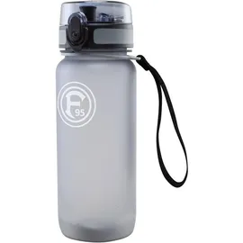 Fortuna Düsseldorf Trinkflasche grau transparent 0,65 l Flasche F95