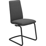 Stressless® Polsterstuhl Laurel, Low Back, Größe M, mit Beinen aus Stahl in Schwarz matt grau
