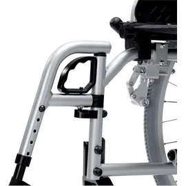 Bischoff & Bischoff S-Eco 300 Rollstuhl Faltrollstuhl Sitzbreite 46 cm silber