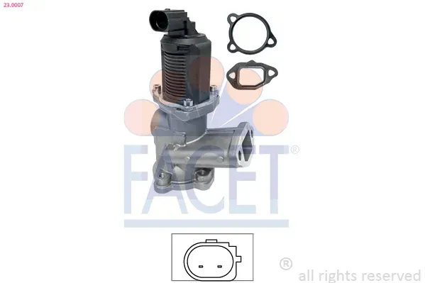 FACET AGR-Ventil 230007 für Opel Ford LANCIA Fiat ALFA ROMEO GM Vaughall Suzuki