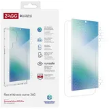 ZAGG Flex Curve XTR2 ECO 360 Screen Protector Compatible for Samsung Galaxy S23 Ultra Bundle, Shockproof, Anti-Dust Install, Anti-Reflective, Blue Light Eyesafe, 5G, Clear
