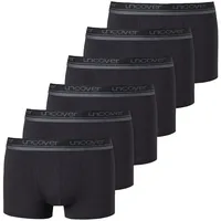 SCHIESSER Boxershorts 6er Pack schwarz M