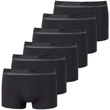 SCHIESSER Boxershorts 6er Pack schwarz M
