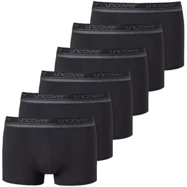 SCHIESSER Boxershorts 6er Pack schwarz M