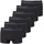 SCHIESSER Boxershorts 6er Pack schwarz M