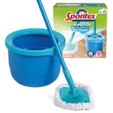 Spontex Putzeimer Full Action Corner Blau