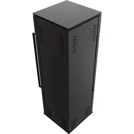 Kratki REN/S Stahl Schwarz/Abdeckplatte Glas