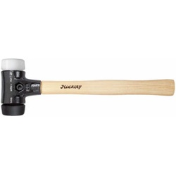 Wiha Schonhammer Safety mittelweich/sehr hart mit Hickory-Holzstiel, Rund-Schlagkopf