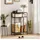 Homcom Konsolentisch 55x30x85 cm Schwarz
