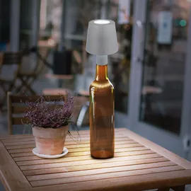 GLOBO Flaschenleuchte Grau