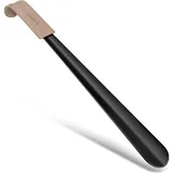 LuxusKollektion Schuhlöffel Schuhlöffel 42cm Metall lang stabil 1er Schwarz C schwarz