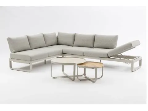 Zebra Fly Lounge Set light taupe B: 207 x T: 277 x H: 82 cm