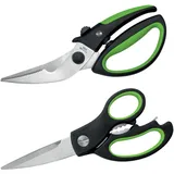 bremermann Geflügelscheren Set 2tlg. 23 cm Grün Metall