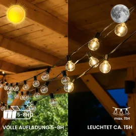 OEM Lichterkette Kunststoff 15 m 30 LEDs inkl. Fernbedienung schwarz