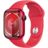 Apple Watch Series 9 GPS 41 mm Aluminiumgehäuse (product) red Sportarmband (product)red M/L