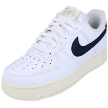 Nike Air Force 1 '07 Damen White/Obsidian/Pale Ivory/Metallic Gold 38