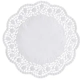 Papstar Tortenspitzen rund Ø 28 cm weiss