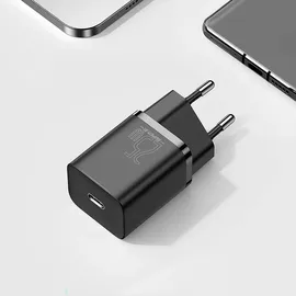 Baseus TZCCSUP-L01 Ladegerät für Mobilgeräte Smartphone Schwarz