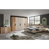Schlafzimmer-Set Danao 4tlg. Dekor Eiche / Kaschmir 180 x 200 cm