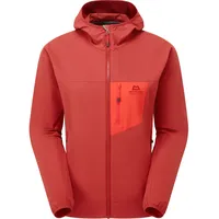 Mountain Equipment Damen Echo Hooded Jacke (Größe S, rot)