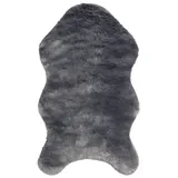 Dreams Fellteppich DREAMS "Schaffell", grau, B:70cm H:20mm L:120cm, Polyacryl, Polyester, Teppiche, Fellteppich, Kunstfell, waschbar, weich & kuschelig, auch ideal als Bettvorleger