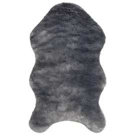 Dreams Fellteppich DREAMS "Schaffell", grau, B:70cm H:20mm L:120cm, Polyacryl, Polyester, Teppiche, Fellteppich, Kunstfell, waschbar, weich & kuschelig, auch ideal als Bettvorleger