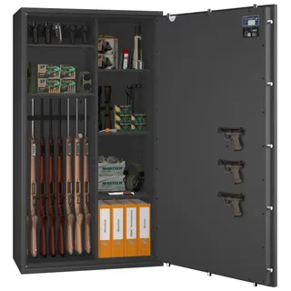 Waffenschrank EN 1143-1 Gun Safe 0 /1-8 Kombi mit Regalteil
