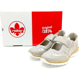 Rieker Slipper Damen Weite E Silber 38