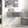vidaXL Wandtisch Beton 60 x 45 x 30 cm grau