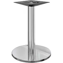GGM Möbel NIZZA | Bistro Tisch Gestell | Ã ̃45cm | Edelstahl | FuÃŸ Bein SÃ¤ule Rund