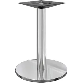 GGM Möbel NIZZA | Bistro Tisch Gestell | Ã ̃45cm | Edelstahl | FuÃŸ Bein SÃ¤ule Rund