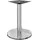 GGM Möbel NIZZA | Bistro Tisch Gestell | Ã ̃45cm | Edelstahl | FuÃŸ Bein SÃ¤ule Rund
