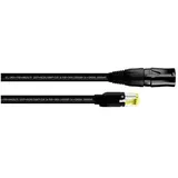 Cordial 15552 RJ45 Patchkabel CAT 5e S/UTP 15.00m Schwarz PUR-Mantel 1St.