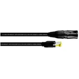 Cordial 15552 RJ45 Patchkabel CAT 5e S/UTP 15.00m Schwarz PUR-Mantel 1St.