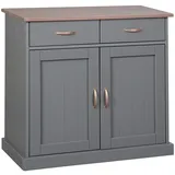 Interlink Luzerna 90 x 86 x 45 cm Grau/Braun