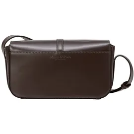 Marc O'Polo "mit edlem Magnetverschluss", Damen, Gr. B/H/T: 7cm x 11cm x 12cm, braun (shaded braun), Leder, unifarben, Taschen Umhängetasche