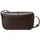 Marc O'Polo "mit edlem Magnetverschluss", Damen, Gr. B/H/T: 7cm x 11cm x 12cm, braun (shaded braun), Leder, unifarben, Taschen Umhängetasche