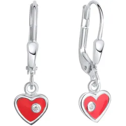 Zeeme for Kids Ohrringe 925 Sterling Silber Lack pink