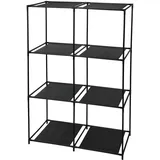 well home mobiliario & decoración Modulares Regal 59,5 x 30 x 88 cm Grau