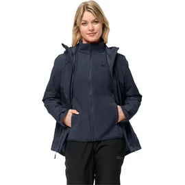 Jack Wolfskin Moonrise 3in1 Jacket Damen night blue M
